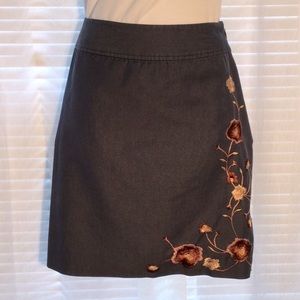 Rafaella Embroidered Skirt Sz 8